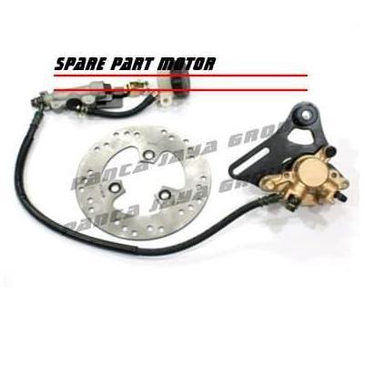 Master Rem Assy Komplit Cakram Set Belakang Satria Fu 150 Asli
