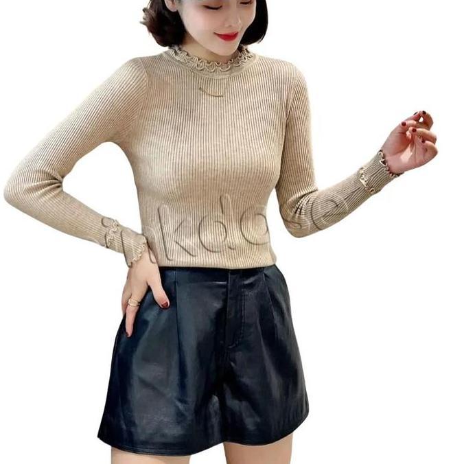 MANSET KRIWIL PREMIUM / DALAMAN RAJUT KRIWIL / DALAMAN RAJUT WANITA /23164 Baju Lembut   Knitwear At