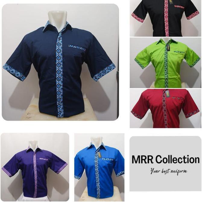 seragam kerja kombinasi batik
