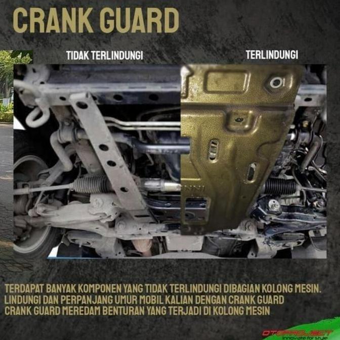 Promo Crank Guard /cover pelindung bawah mesin mobil wuling almaz otoprojet Diskon