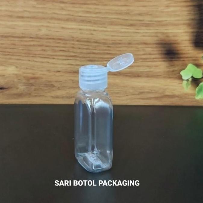 BOTOL FLIPTOP 30 ML GEPENG / BOTOL PLASTIK 30 ML / BOTOL ANTIS 30 ML
