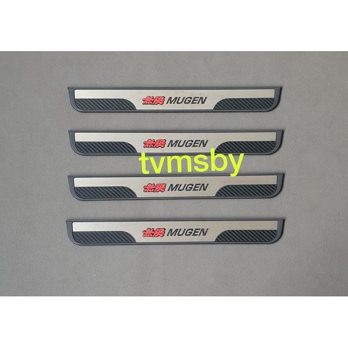 Promo Sill Scuff Plate samping Brio Mobilio Jazz non LED MUGEN Diskon
