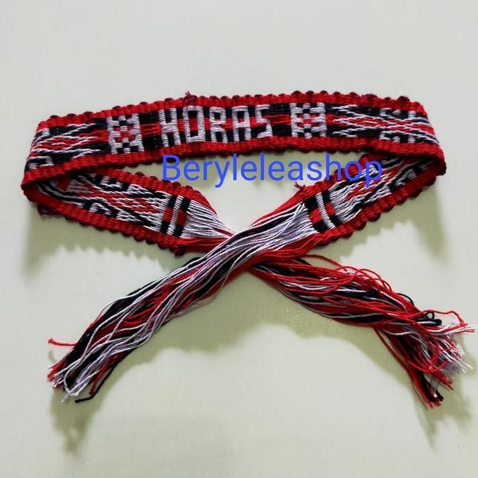 Lansungkirim- Sortali Ikat Kepala Batak Rajut - Ikat Kepala - Souvenir - Hiasan Khas Batak Horas