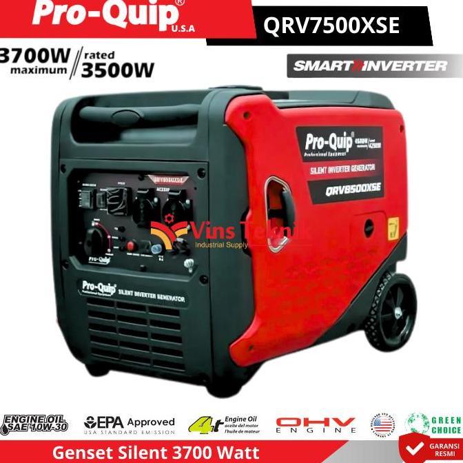 ProQuip QRV7500XSE Mesin Genset Silent Genset Bensin Generator Genset Portable 3700Watt QRV 7500 QRV