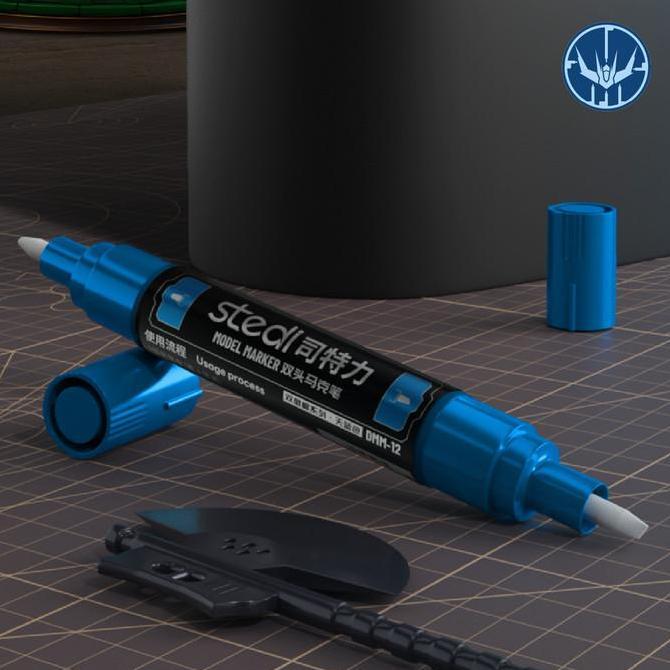 Upupup- Stedi Water Based Metallic Color Dual Head Marker - Marker Gundam