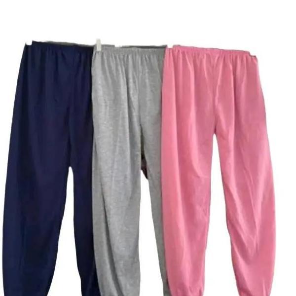 Celamis Kerut 3pcs Bahan Kaos Rayon PE Nyaman dan Melar Celana Dalaman Wanita Panjang Kain Katun Teb