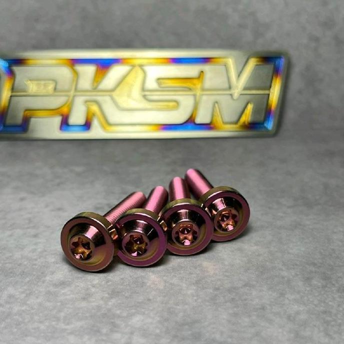 Baut Titanium Visor Nmax (4 Pcs/4 Baut) Original Titanium Asli