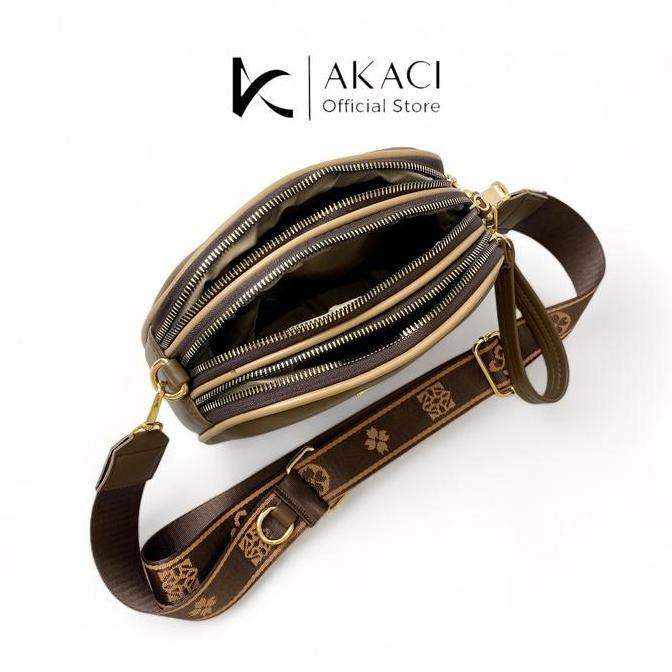 Bags- Akaci Store | Marvel Tas Selempang Bahu 09-8256 Bahan Ms Halus 3 Ruang Tas Wanita Kekinian Sli