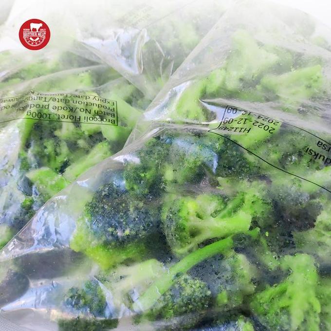 Hijaudaun- Brokoli Hijau, Sayuran Segar Beku 1Kg
