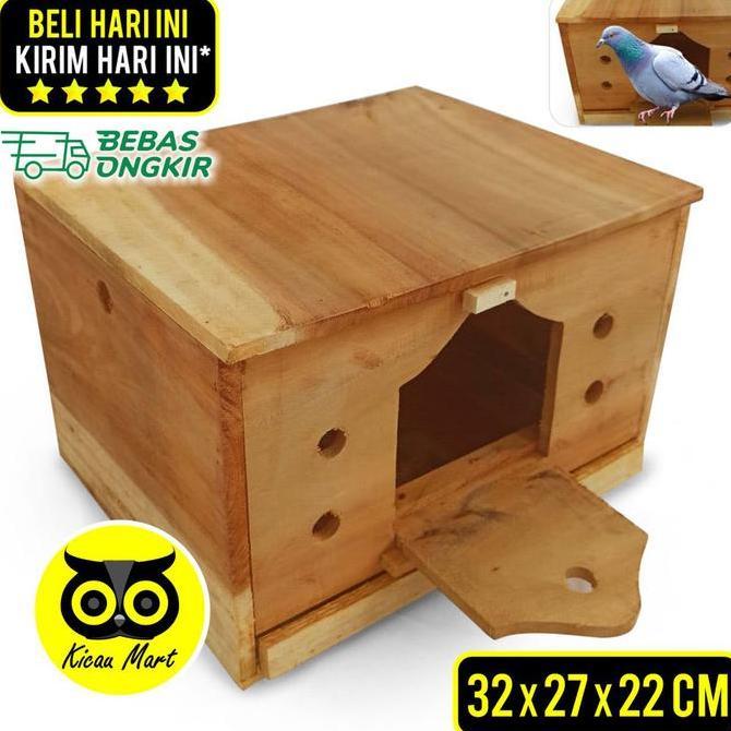 Kicaudor- Gupon Merpati Model Slorok Pegupon Kayu Premium Kandang Sangkar Burung