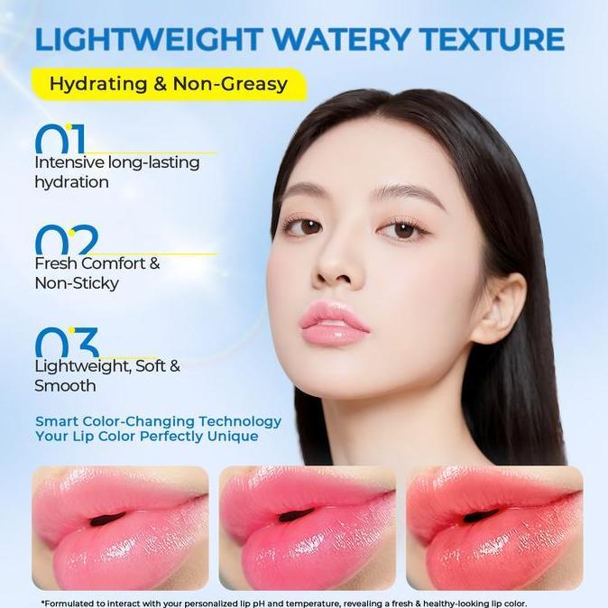 Lipplup- [3-In-1] Icyee Color Changing Lip Sunscreen Serum Spf25 Pa+++ 4G | Berubah Warna Pink Lip B
