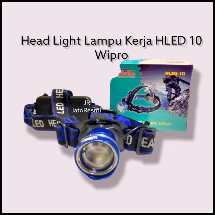 TERLARIS LAMPU KERJA LAMPU KEPALA LAMPU GUNUNG HLED 10 WIPRO 