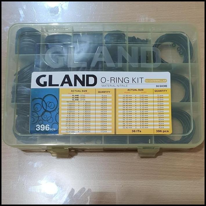 DISKON ORING BOX CATERPILLAR / ORING SET / SEAL SET MOBIL - MOTOR / KARET RIN 