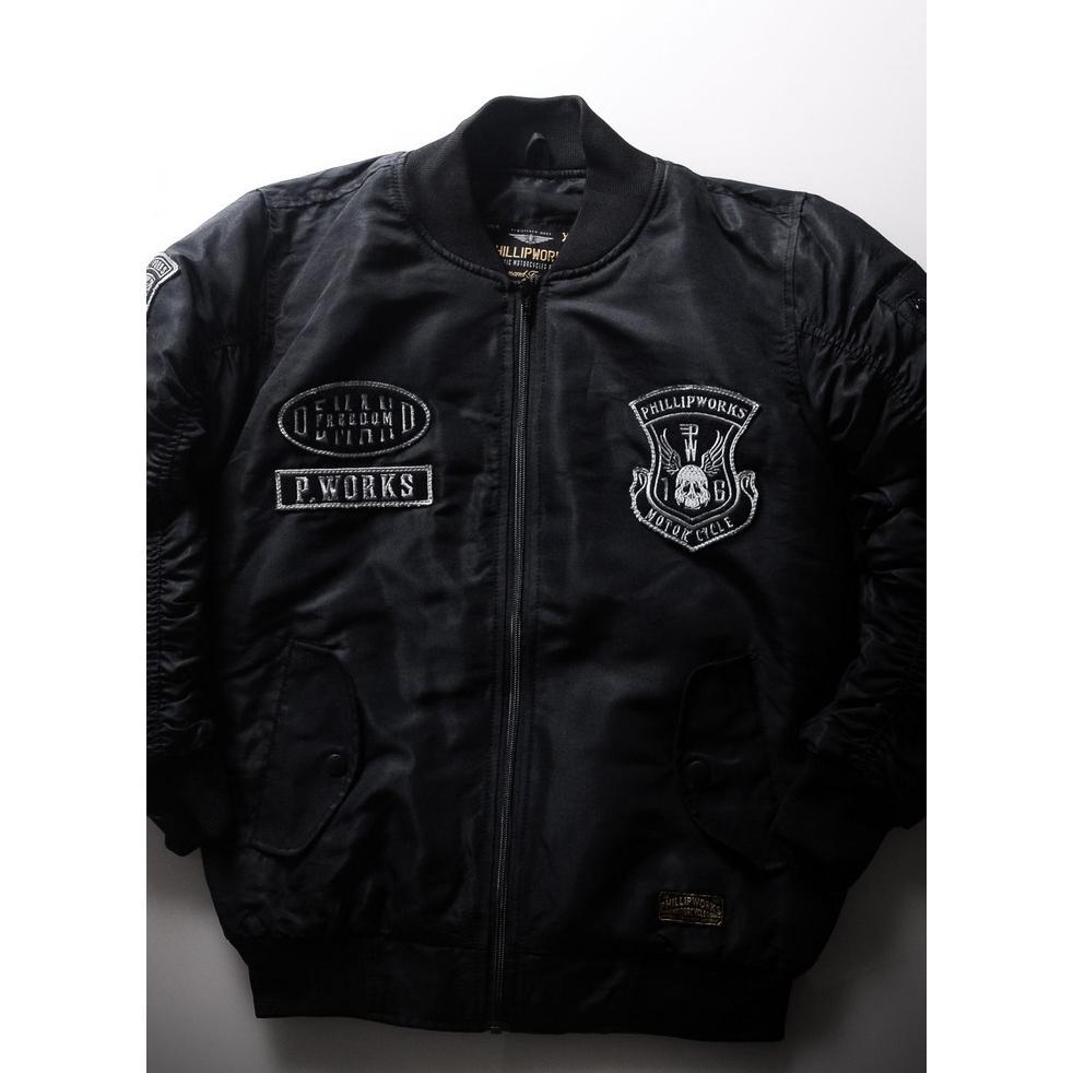 HOT DEALS JACKET BOMBER MOTOR PHILLIP WORKS RIDE TO BORN BEST SELLER