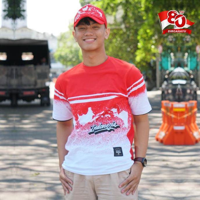 Shafamarwa Kaos keluarga Merah Putih Agustusan - Baju Seragam Couple Edisi Kemerdekaan 17 Agustus SM