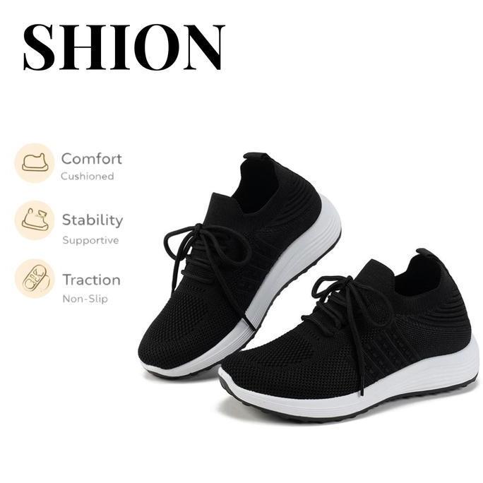 HARGA PRODUK COD ASNK SHION Sepatu Sneakers Wanita Rajut Kualitas Import Size 36-41 A-669 HARGA PROD