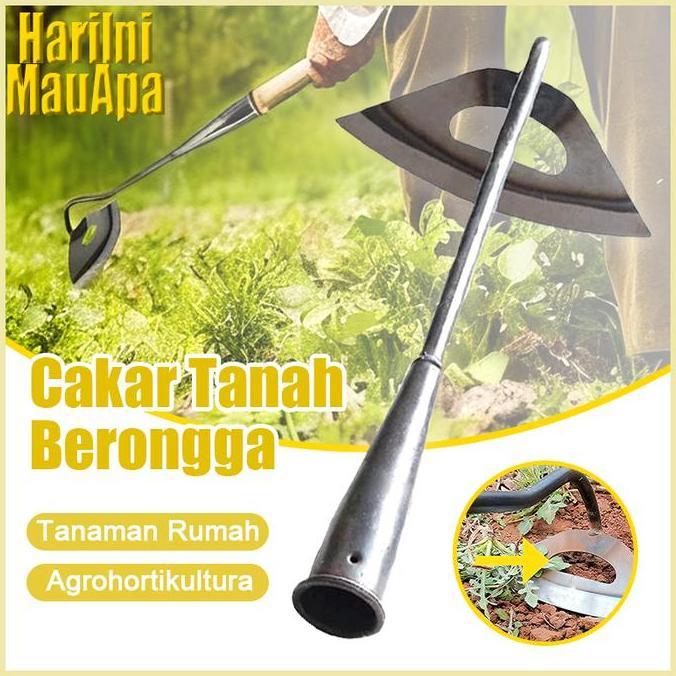 h.samiliran - cangkul baja mangan berongga hemat tenaga anti lengket alat berkebun pertanian ideal u