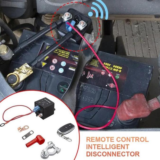 Promo Relay Wireless 433Mhz Pemutus Arus Aki Mobil Motor RemoteControl OnOff Diskon
