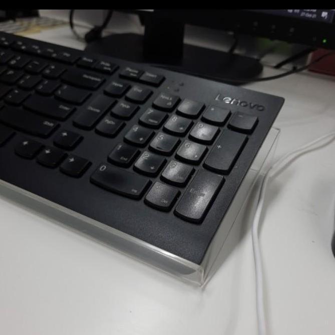 Tatakan Keyboard Akrilik - Bening - Bening - Bening - Bening Premium