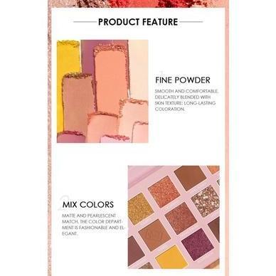 Youu- (Ready & Ori) Focallure Eyeshadow Pallete Go Travel 15 Colors Paris Turkey Prague Perth Tokyo 