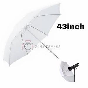 Yoi- Payung Studio 43 Inch Flash Lighting Lampu Umbrella Besar White