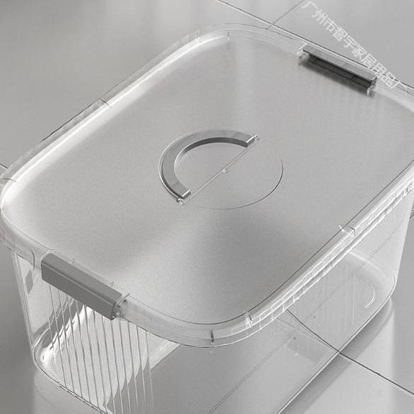 Konichiwa- Box Penyimpanan Plastik Transparan Multifungsi Container Box Baju Mainan Buku Pakaian Bes