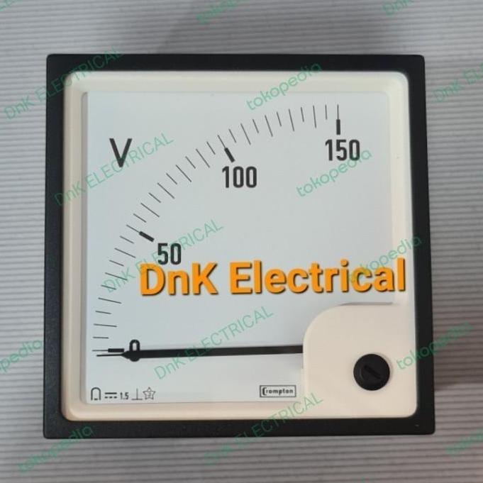 Volt Meter Dc / Dc Volt Meter Merk Crompton Harga Khusus
