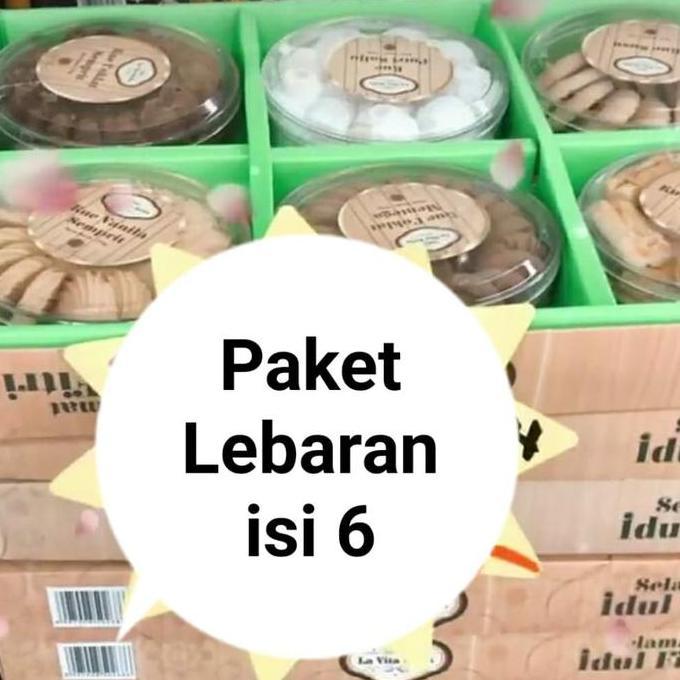 Parcel Lebaran / Paket Kue Lebaran / Parsel Lebaran /Kue Kering Isi 6 Promo Lebaran