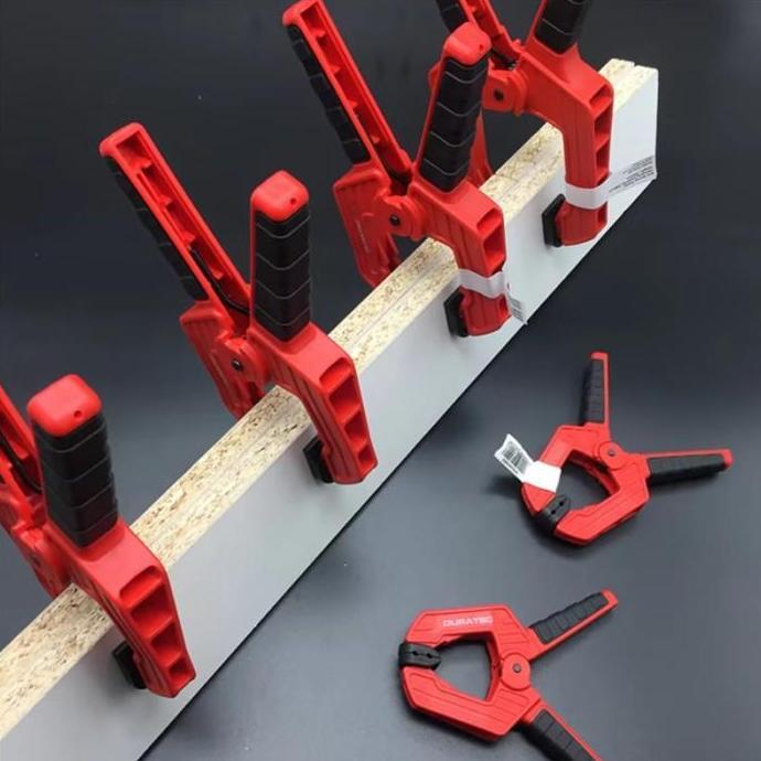 cifareger_store - spring clamp 4 6 7 9 inch klip penjepit kayu besi multiplek klem pegas catok super