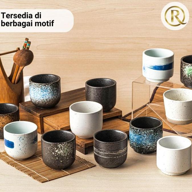Why99- Japanese Style Ceramic Tea Cup Gelas Teh Jepang Keramik