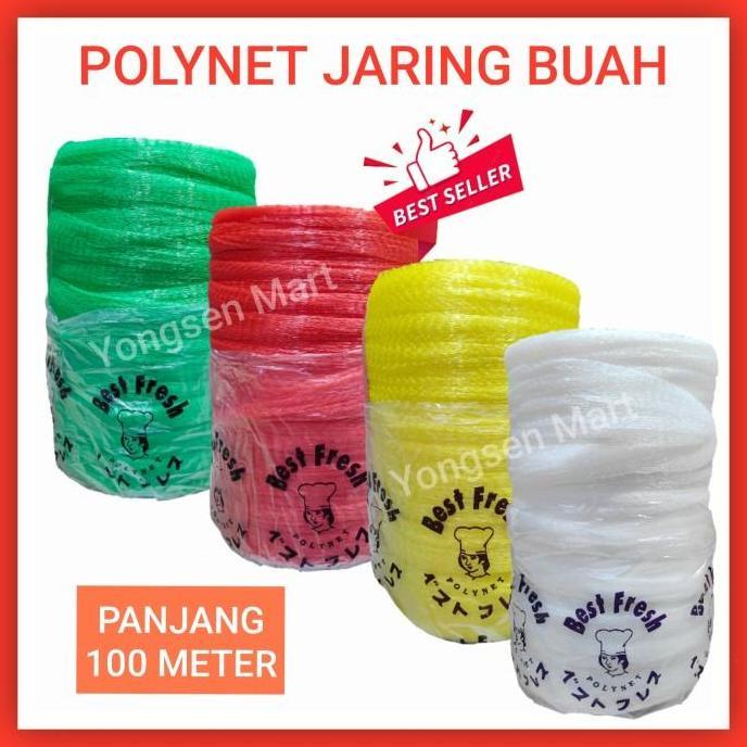Eggx- Polynet Roll 100 Meter , Waring , Rambang , Jaring Buah , Jaring Salak
