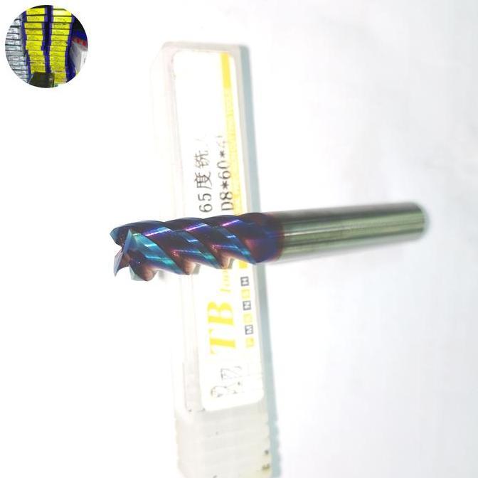 Promo Endmill 8Mm Flute 4 Hrc65 Pahat Milling Endmill D8 Hrc 65 L60