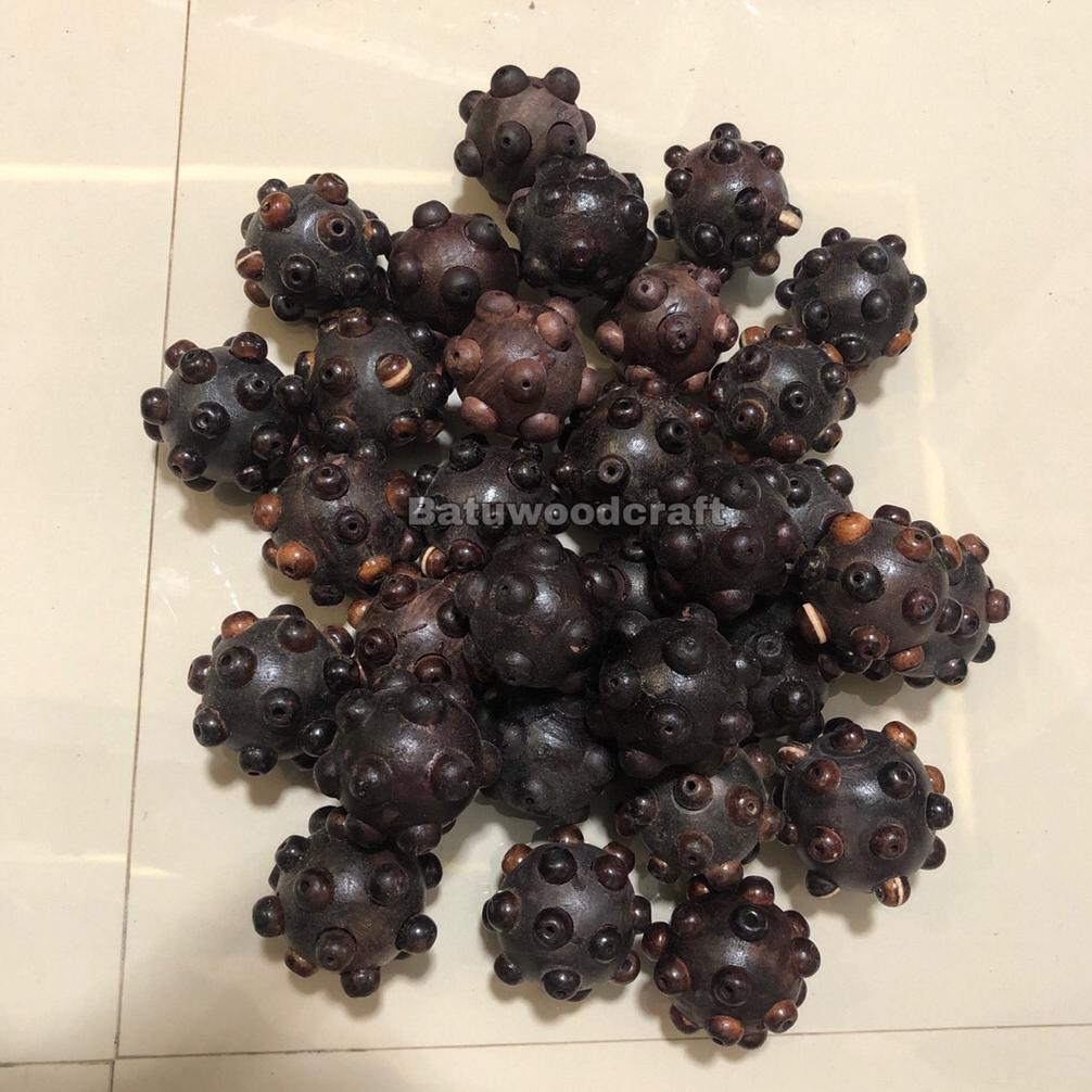 Alat Pijat Refleksi Terapi Kayu Bulat Remas Tangan Teratas