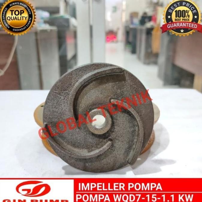 Kipas Impeller Mesin Pompa celup air kotor 2 in / swage pump