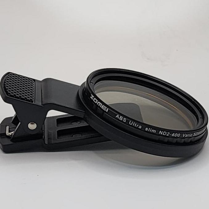 cifareger_store - zomei filter smartphone variable nd2-4 for iphone android hp handphone filter clip