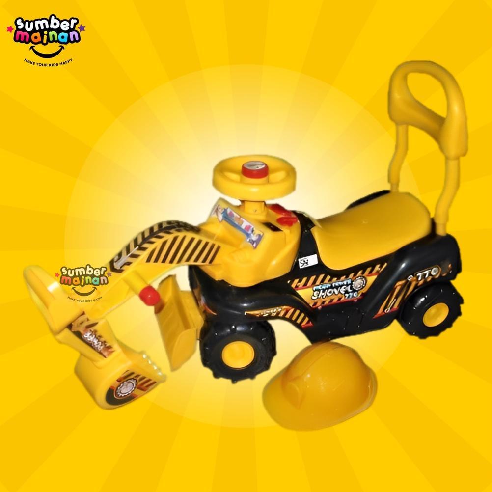 TERLARIS MAINAN MOBIL MOBILAN EXCAVATOR RIDE ON CAR UNTUK ANAK LAKI LAKI BY SUMBERMAINANANAK