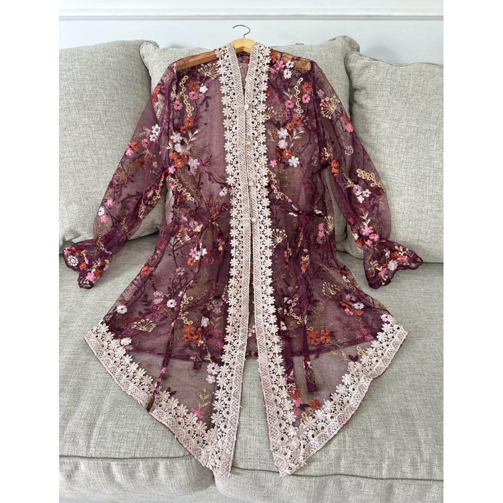 Sale OUTER TILE GARDEN BRUKAT OUTER KEBAYA KONDANGAN PREMIUM