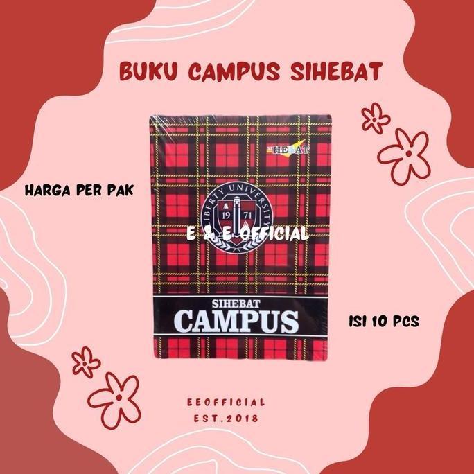 BUKU CAMPUS SIHEBAT 50 LEMBAR / BUKU PANJANG / BUKU BOXY CAMPUS / BUKU TULIS BIG BOSS CAMPUS