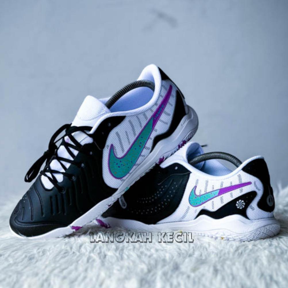 NEW SEPATU FUTSAL TIEMPO LEGEND 9 BLACK WHITE TOSCA IC