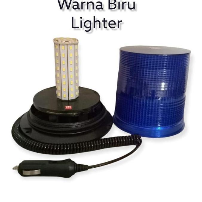 Grosir Bardolf Lampu Rotary Magnet Wl27 12-48V Warna Biru Led Wl 27 Blue