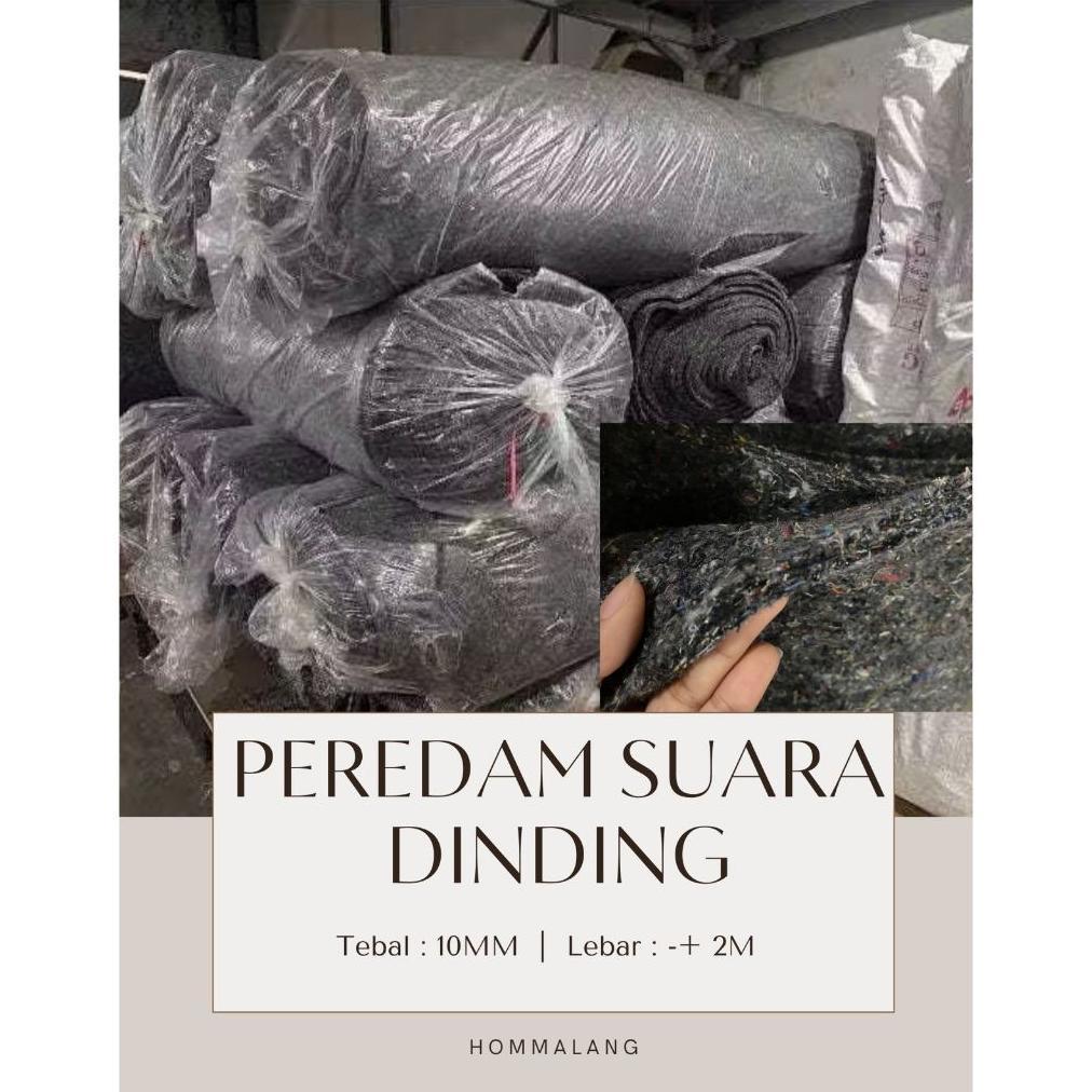 Glasswool Peredam Suara Dinding 10mm | Anti Bocor Suara Kamar/ Studio- Lebar 2M