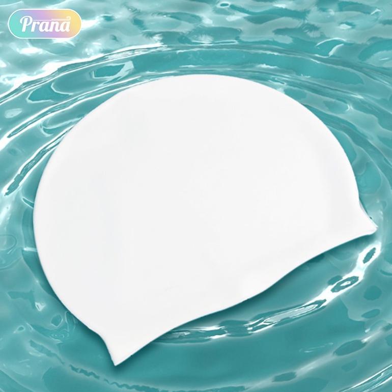 Jy-56 Prana Topi Renang Dewasa Anak Unisex/ Silicone Swim Cap / Penutup Kepala Renang All Size Pn-Fb