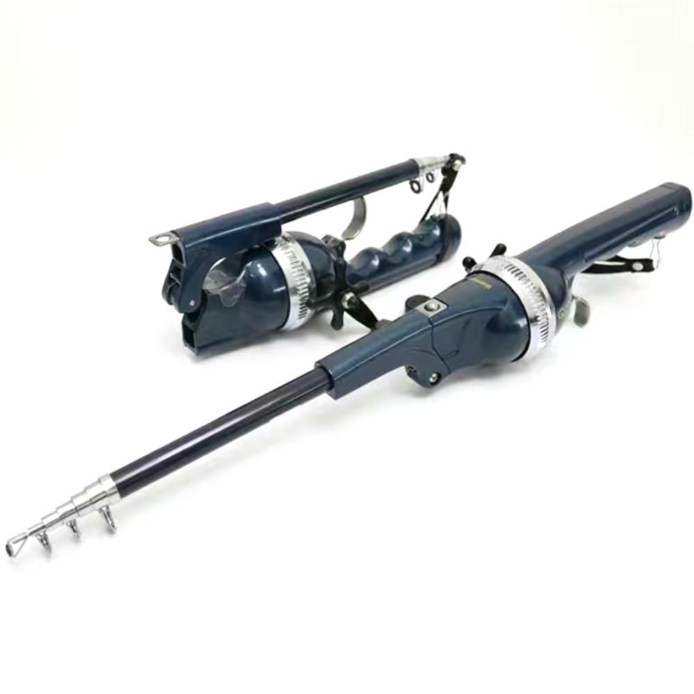 Dw-45 Joran Lipat Foldable Praktis Satu Set Siap Pakai Dapat Bonus Dw-45