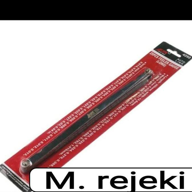 Feeler Gauge Long 30cm 25 pcs Blade Metric Inch Blades JTC 4292