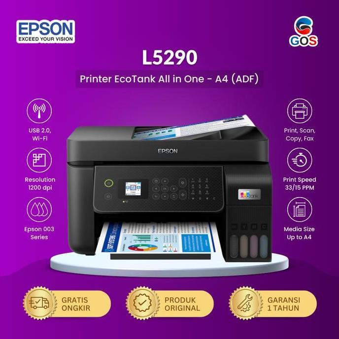 HARGA DISC - EPSON Printer L5290 PRINT SCAN COPY A4 WIFI