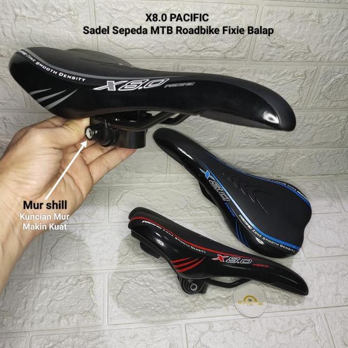 Sadel Sepeda MTB PACIFIC X8.0 Roadbike Balap Gravel