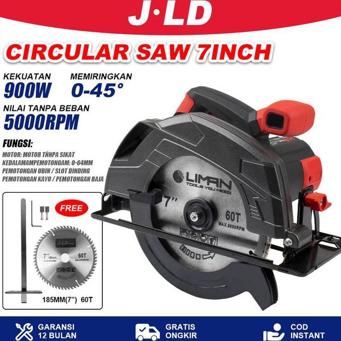 ZEFUS.OLSHOP - JLD MESIN GERGAJI BUNDAR SIRKEL MOD JD1853 - DAYA LISTRIK 9W
