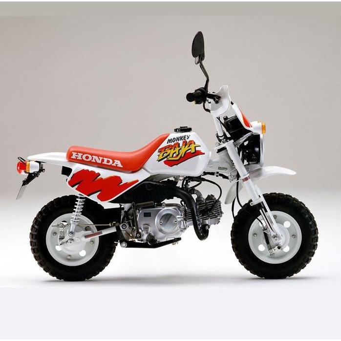 STICKER DECAL TEMPELAN HONDA MONKEY BAJA MERAH 1991 HATESIX GARANSI