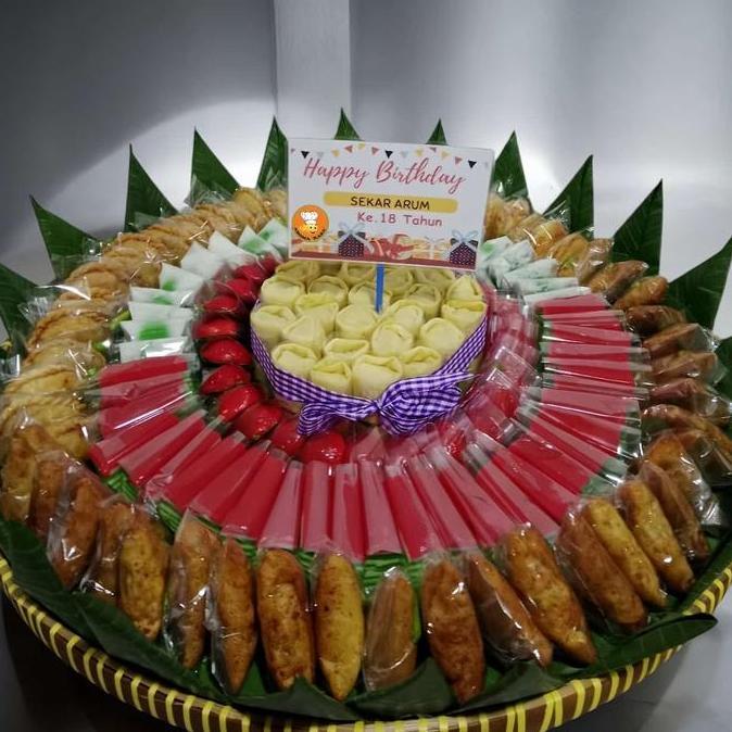 Kue Tampah/Kue Jajanan Pasar/Kue enak/Kue murah/Kue Tradisional/Jajanan Pasar 80 Pcs LM