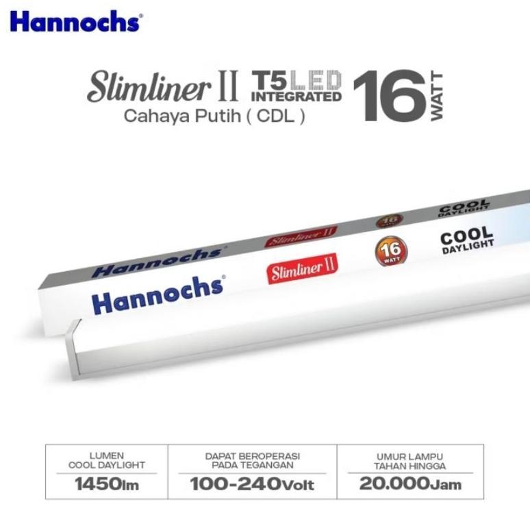 Led Hannochs T5 Slimliner II 6w 10w 13w - Lampu T5 Hannochs Putih T 5 Led